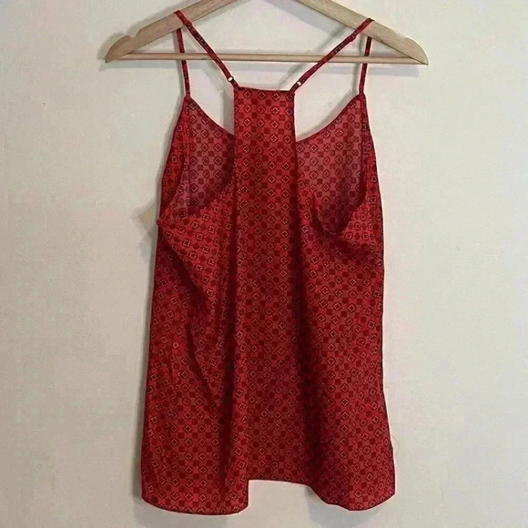 J. Crew Patterned Racerback Sleeveless Blouse - Picture 2 of 7